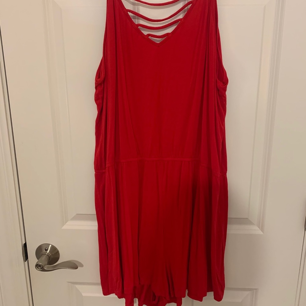 Red romper